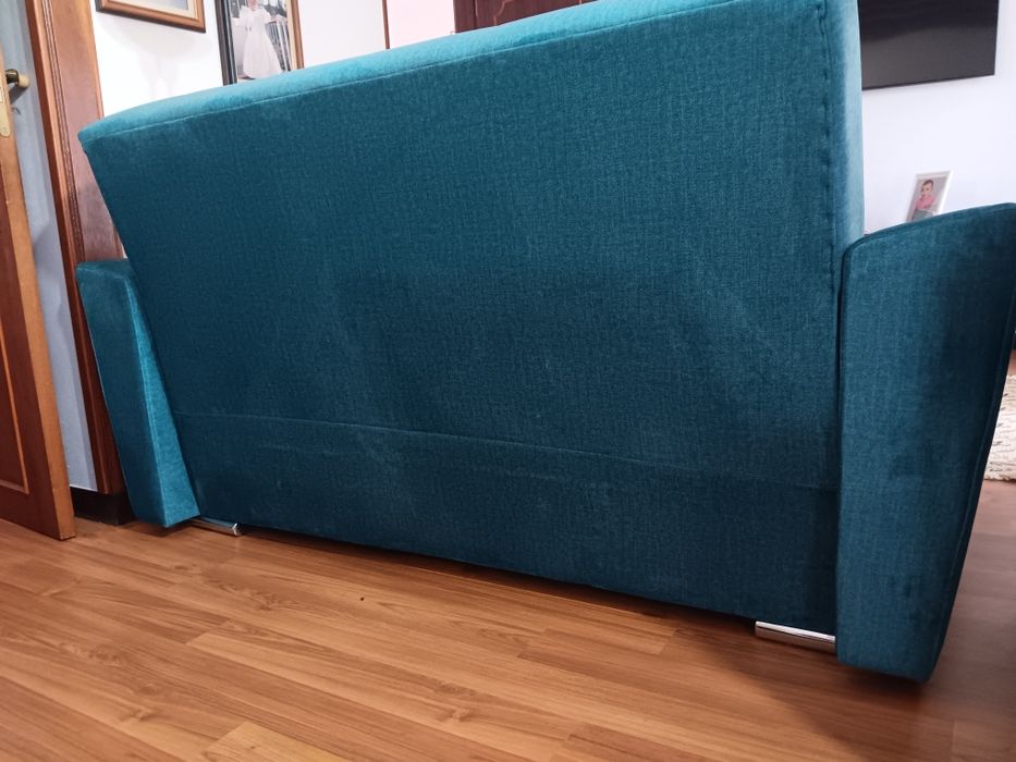Sofá em tons Turquês