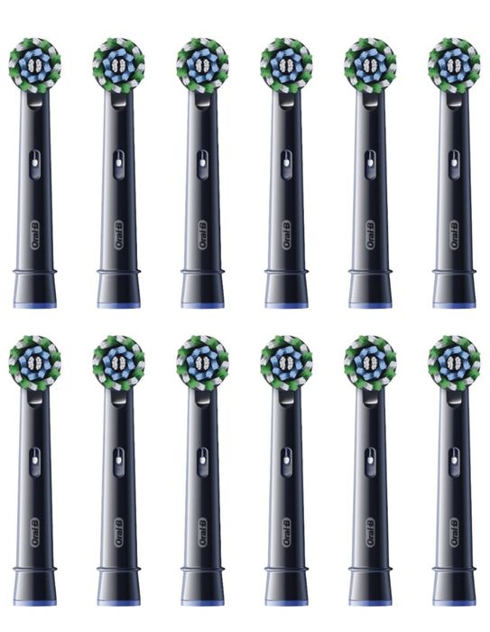 Na Lewara Końcówki do szczoteczek Oral-B Cross Action Black Edition 12