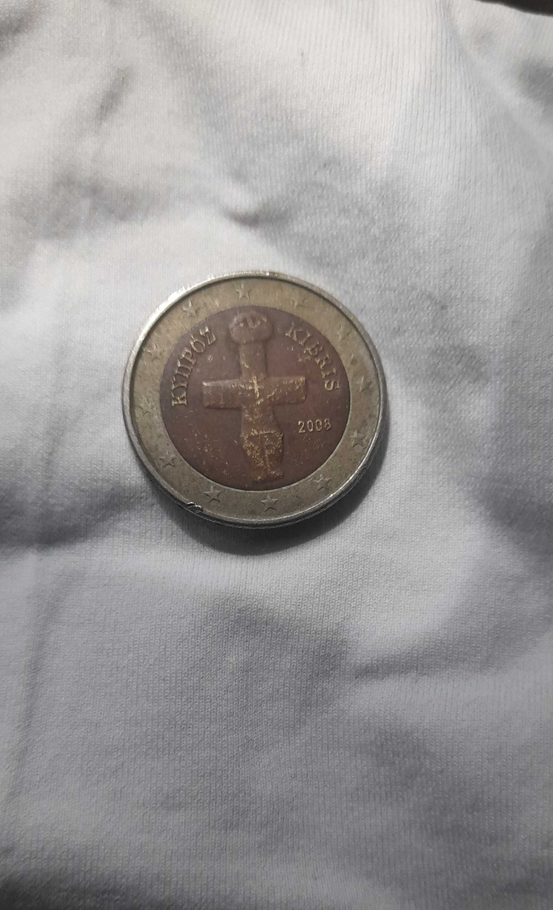 Moeda 2€ rara (Chipre 2008)