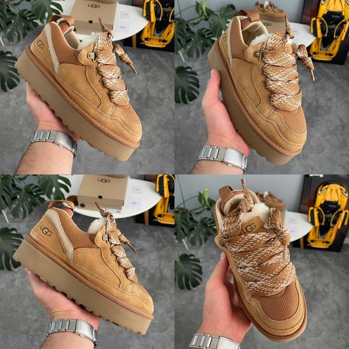 Жіночі черевики UGG Lowmel Sneaker Platform Chestnut 36-41 Топ