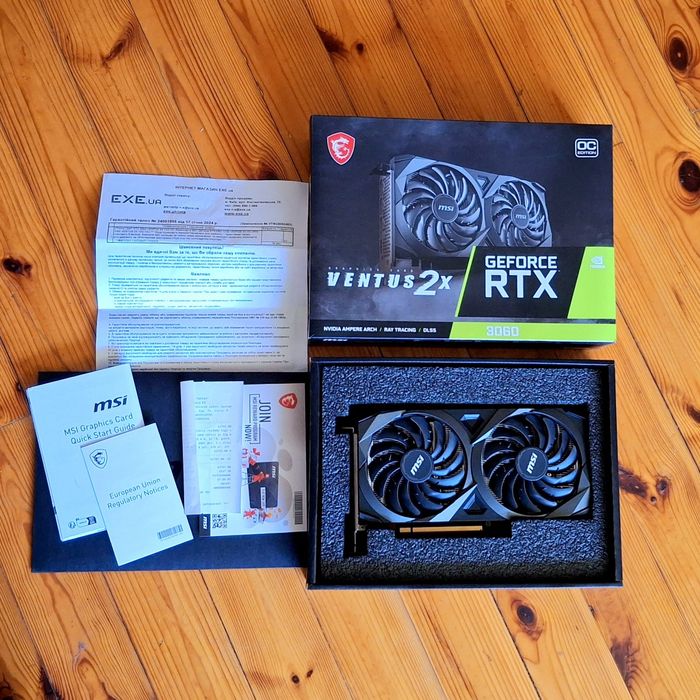 Відеокарта Msi GeForce RTX 3060 VENTUS 2X 12G OC