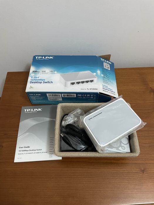 Switch TP-LINK SF1005D//Camera Monitoramento TP-LINK Cloud