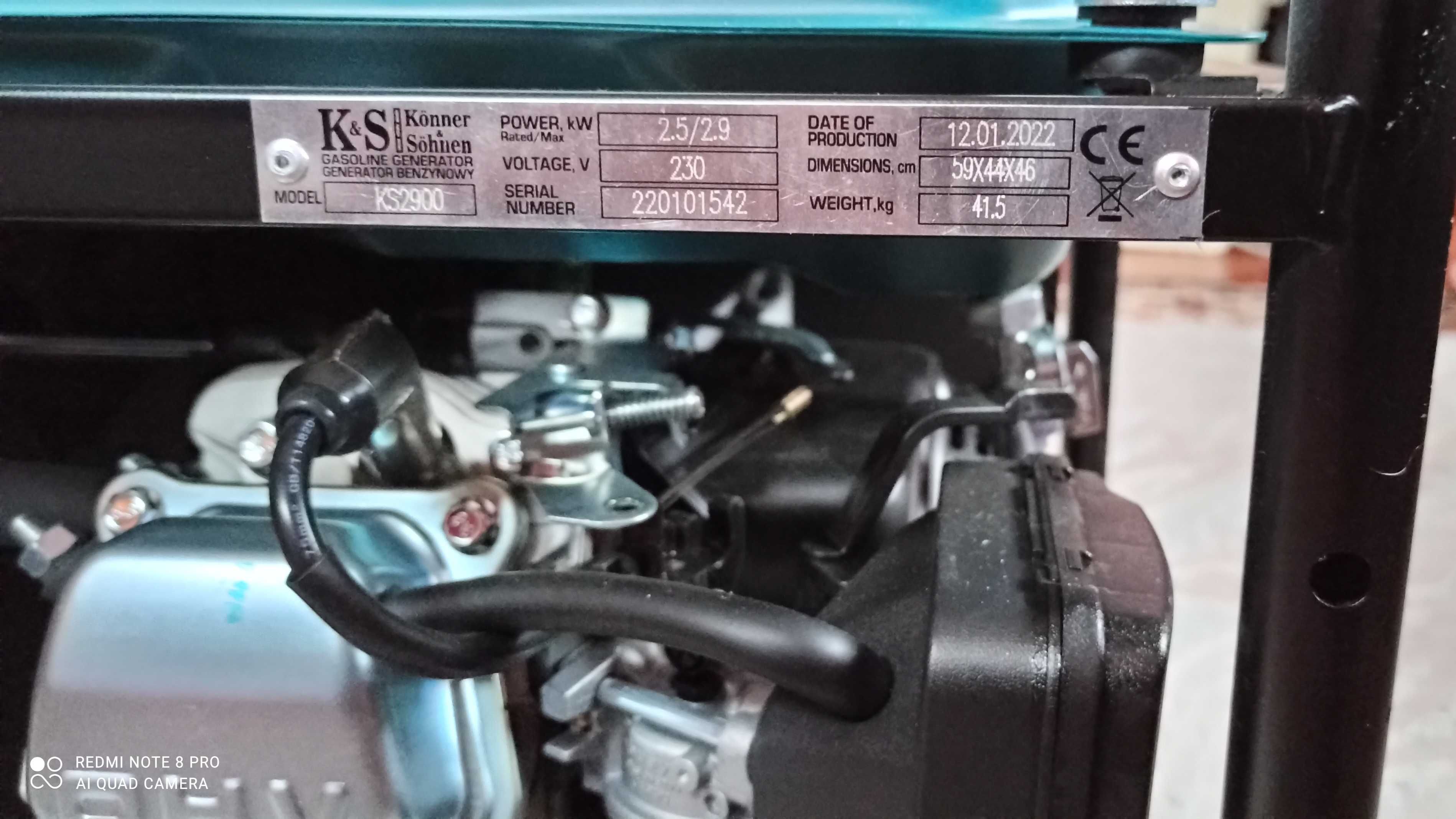 Бензиновий генератор Konner&Sohnen KS 2900