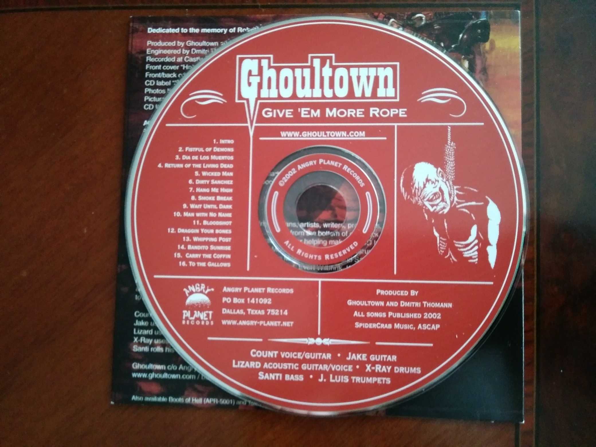 GHOULTOWN - CD - Give 'Em More Rope - Psychobilly i Rockabilly z USA