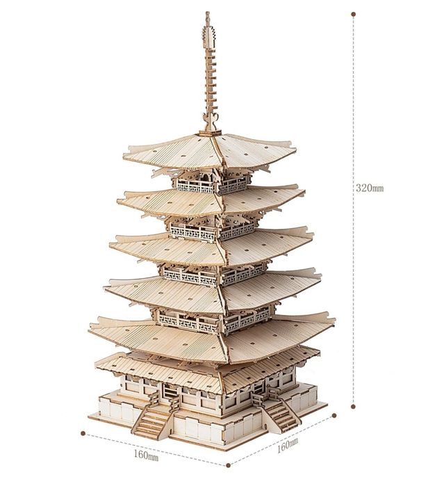Torre Pagode Puzzle 3D
