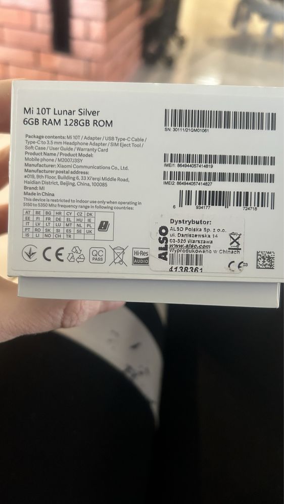 Telefon xiaomi Mi 10 t