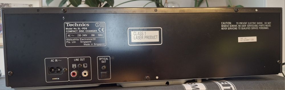 Technics CD zmieniarka SL-PD9 z pilotem