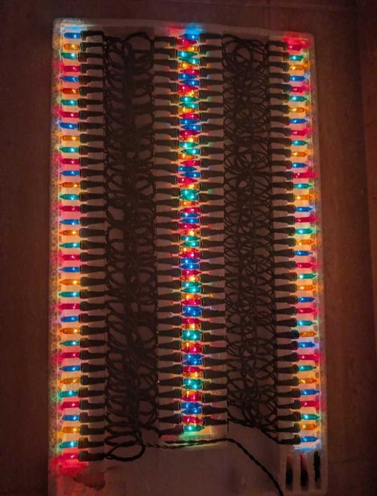 Lampadas de Natal incandescentes