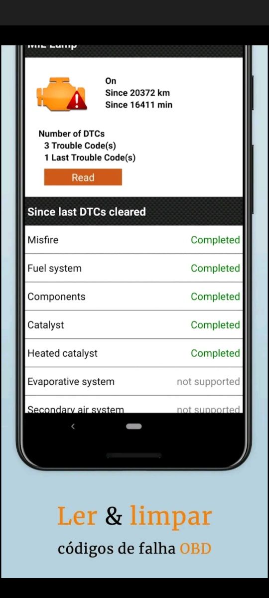 Ferramenta de Diagnóstico de Carro com Bluetooth OBD ELM