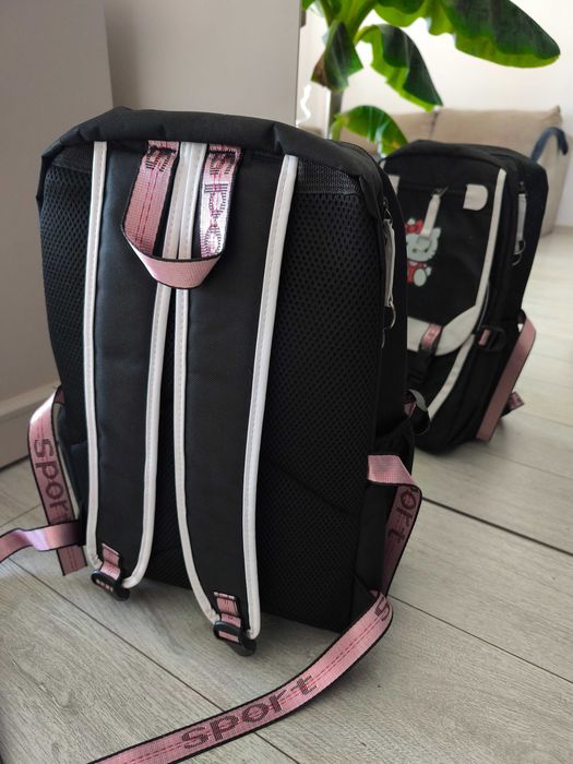 plecak szkolny Hello Kitty tornister lekki, port USB