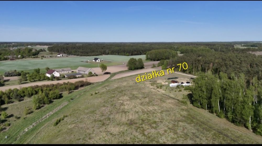 Ostatnia działka z DOSTĘPEM DO RZEKI SKRWA i widokiem na las