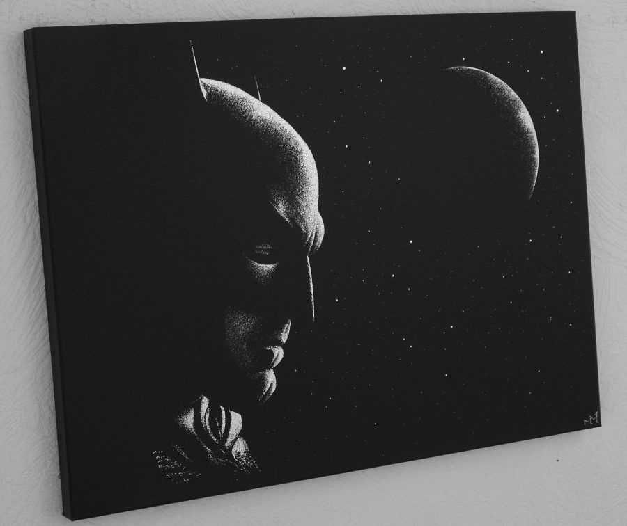 Batman - Obraz ręcznie grawerowany w blasze ... Prezent