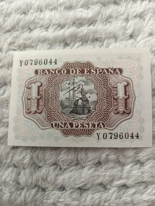 Jedna peseta hiszpańska 1953