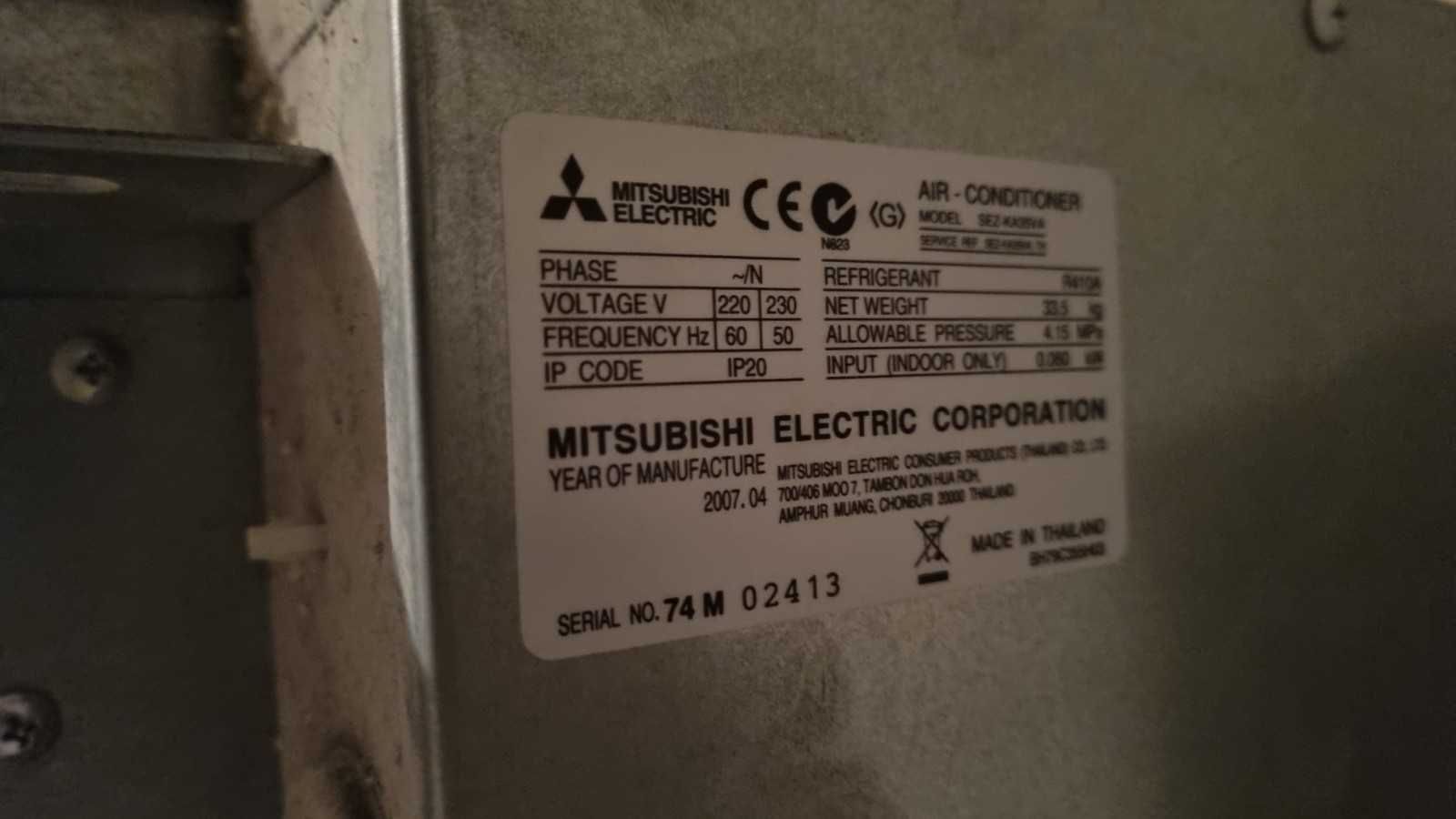 Bomba de Calor/ Ar Condicionado MITSUBISHI