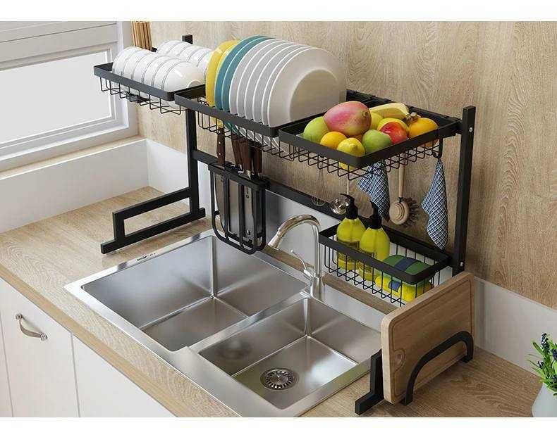 сушка для посуду над умивальником органайзер для посуды
