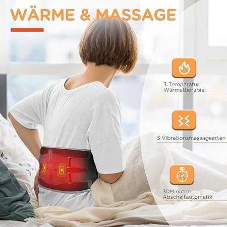 Podkładka grzewcza do masażu wibracyjnego Comfytemp łagodząca ból
