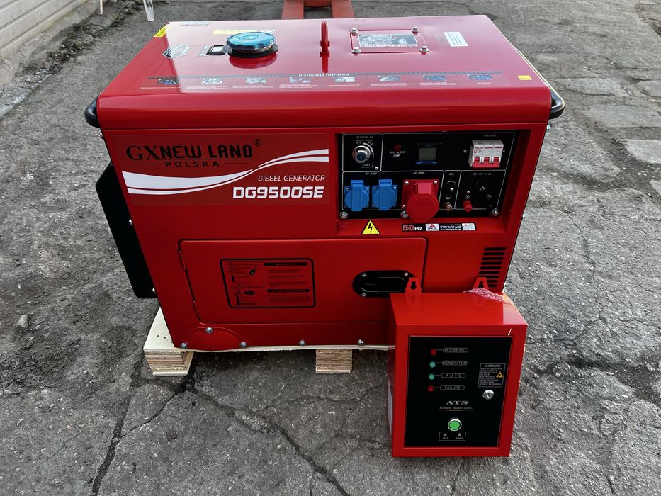 Agregat prądotwórczy SILENT DG9500SE ATS 9.5 kVA DIESEL |