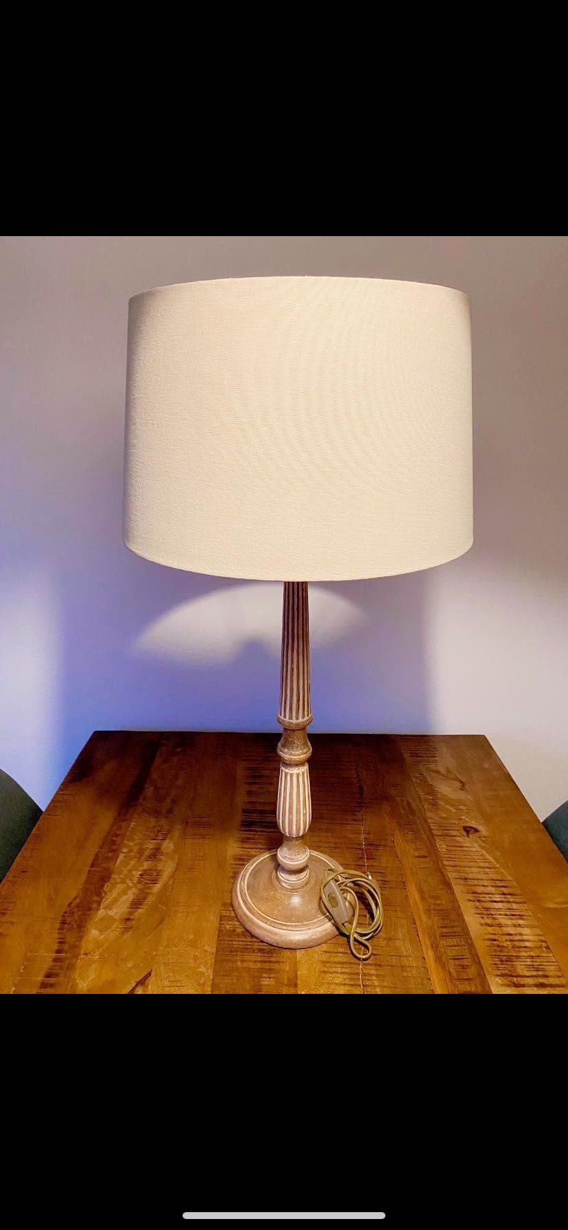 Starocie Lampa w stylu rustykalnym