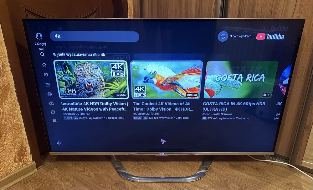 55LA7408 55 cali Smart TV 3D Full HD + pilot Magic + kabel zasilający