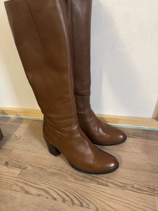 Жіночі чобітки Salamander - (коньячний) - 39р