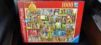 Puzzle Ravensburger 1000 peças "The Bizarre Bookshop"