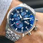IWC PIlot Chronograph 43 Blue Dial 43mm