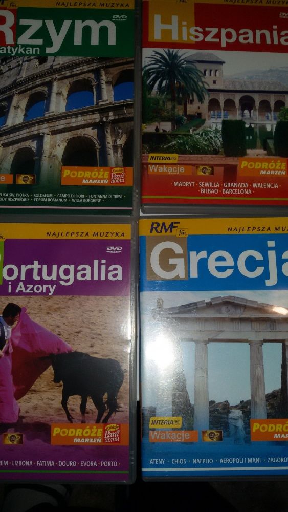 Filmy DVD Podróżnicze Europa Afryka USA 12 sztuk kolekcja + 2 gratisy