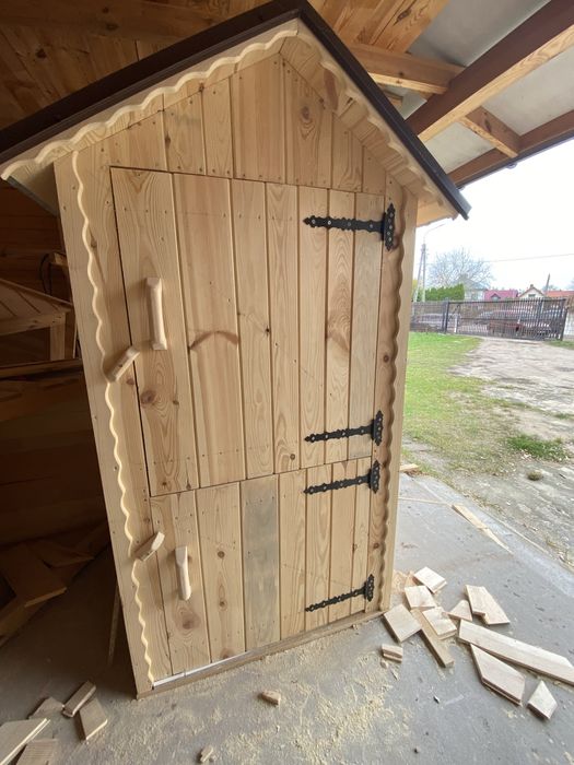 Wędzarnia duża drewniana