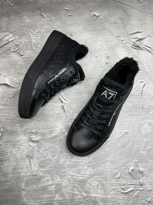 Зимние кеды кроссовки -20° армани