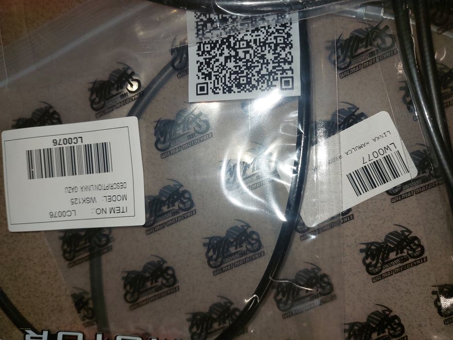 Zestaw nowe linki kpl rama wsk125 m06 b3 jednoramowa PL