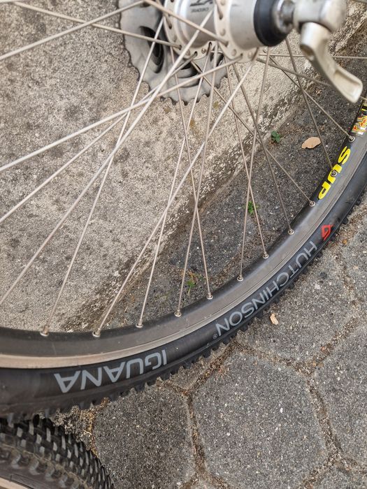 Bicicleta lapierre vintage para peças (quadro + rodas)