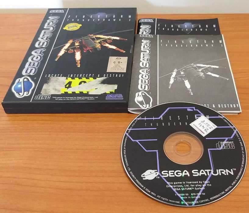 8 Jogos Sega Saturn - Black Fire - Daytona USA -  Virtua Cop 2