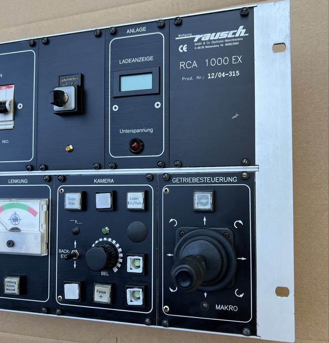 Panel operatorski kamery inspekcyjnej samojezdnej RAUSCH sterowanie