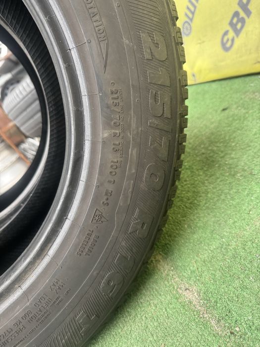 Шини Semperit 215/70r16 Пара склад зима б/у