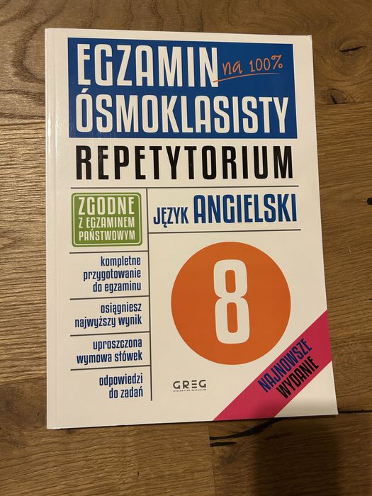 Repotytorium i arkusze egzaminacyjne kl. 8