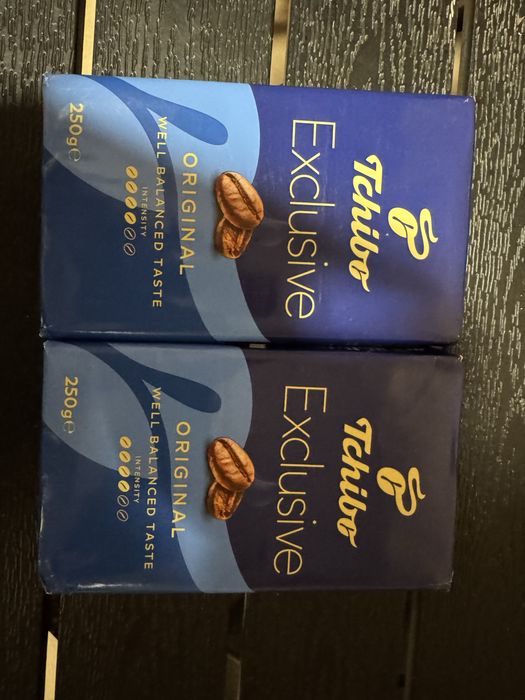 2 kawy mielone Tchibo      Cena za dwie sztuki