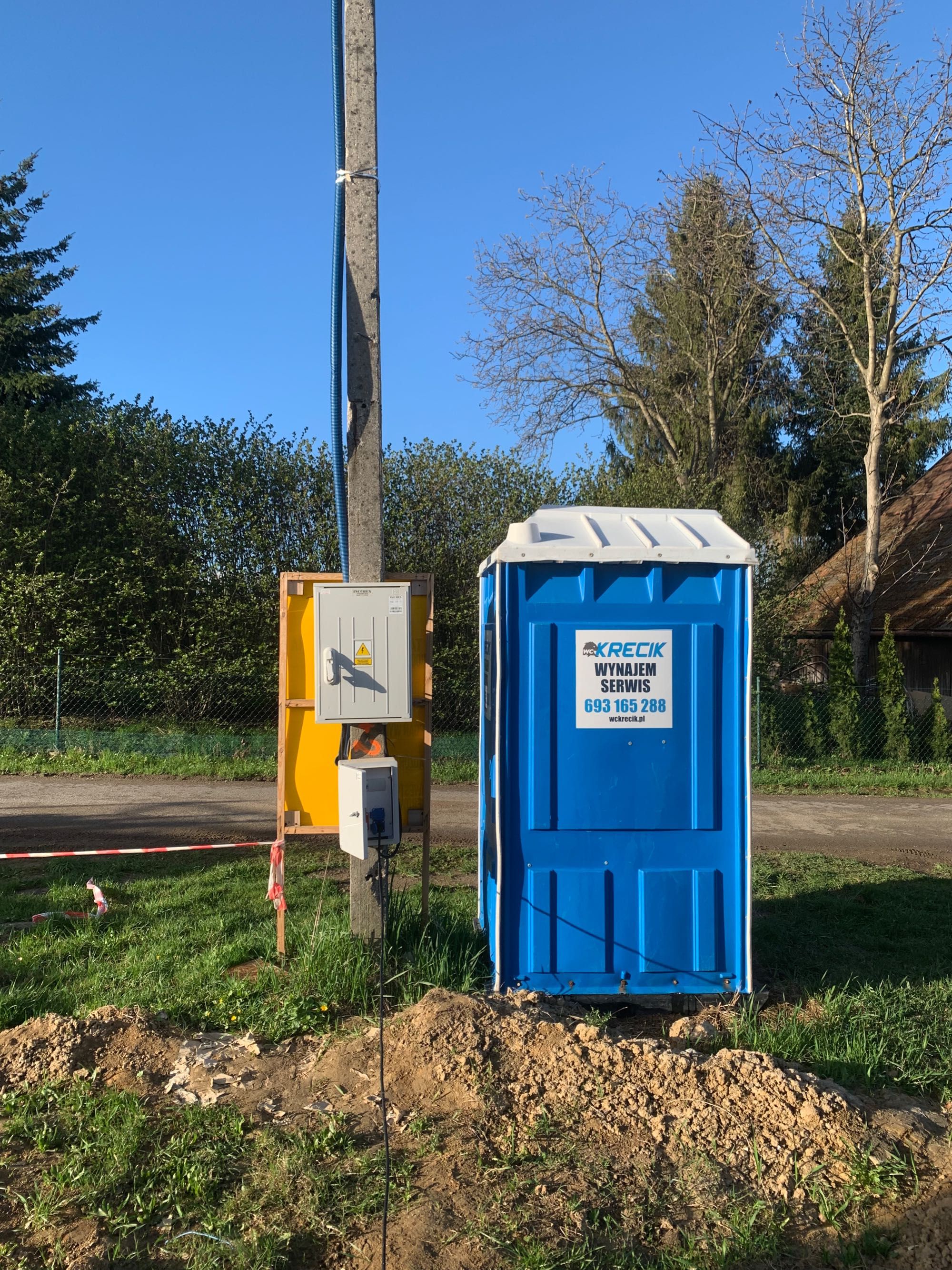 WC wynajem toalet przenośnych na budowę, działkę -Czechowice Dziedzice