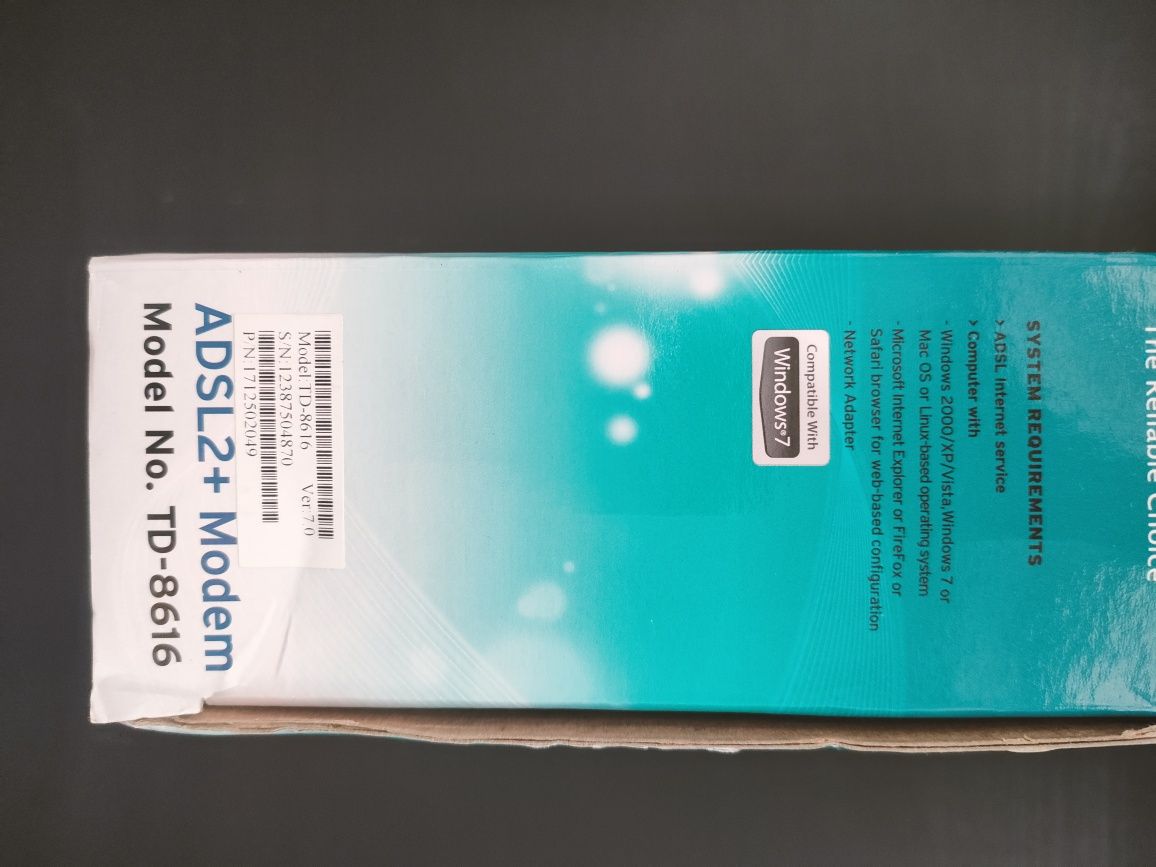 Modem ADSL2+  TPLink