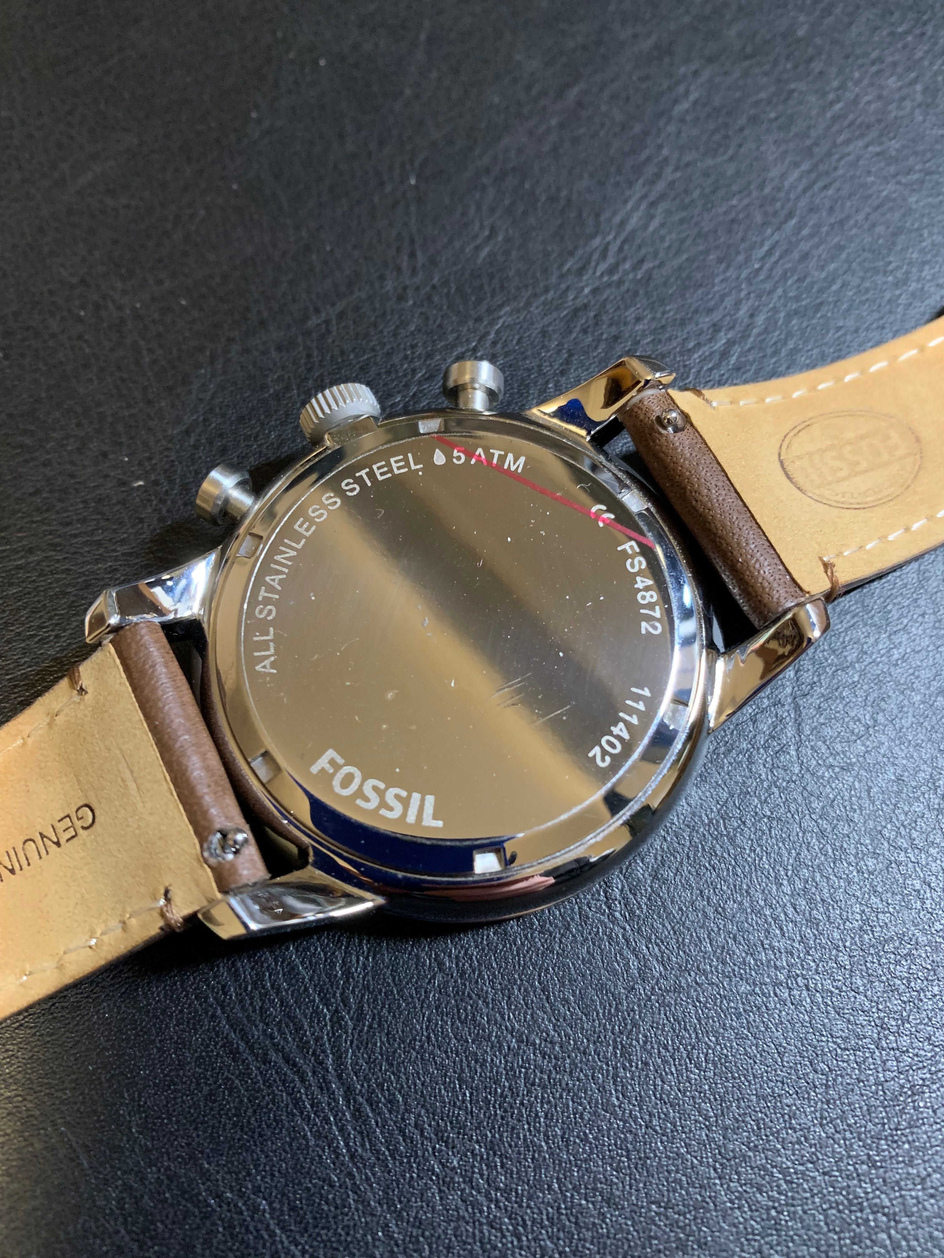 Fossil Men's Townsman FS4872 - elegancki chronograf