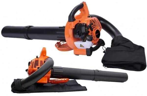 Duża dmuchawa, odkurzacz, rozdrabniacz do liści