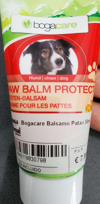 Vendo balsamo hidratante para patas cão.