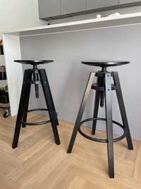 Dalfred IKEA stołek barowy hoker czarny krzesło