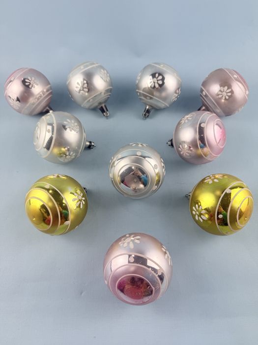 Bombki choinkowe bańki ozdoby świąteczne szklane
