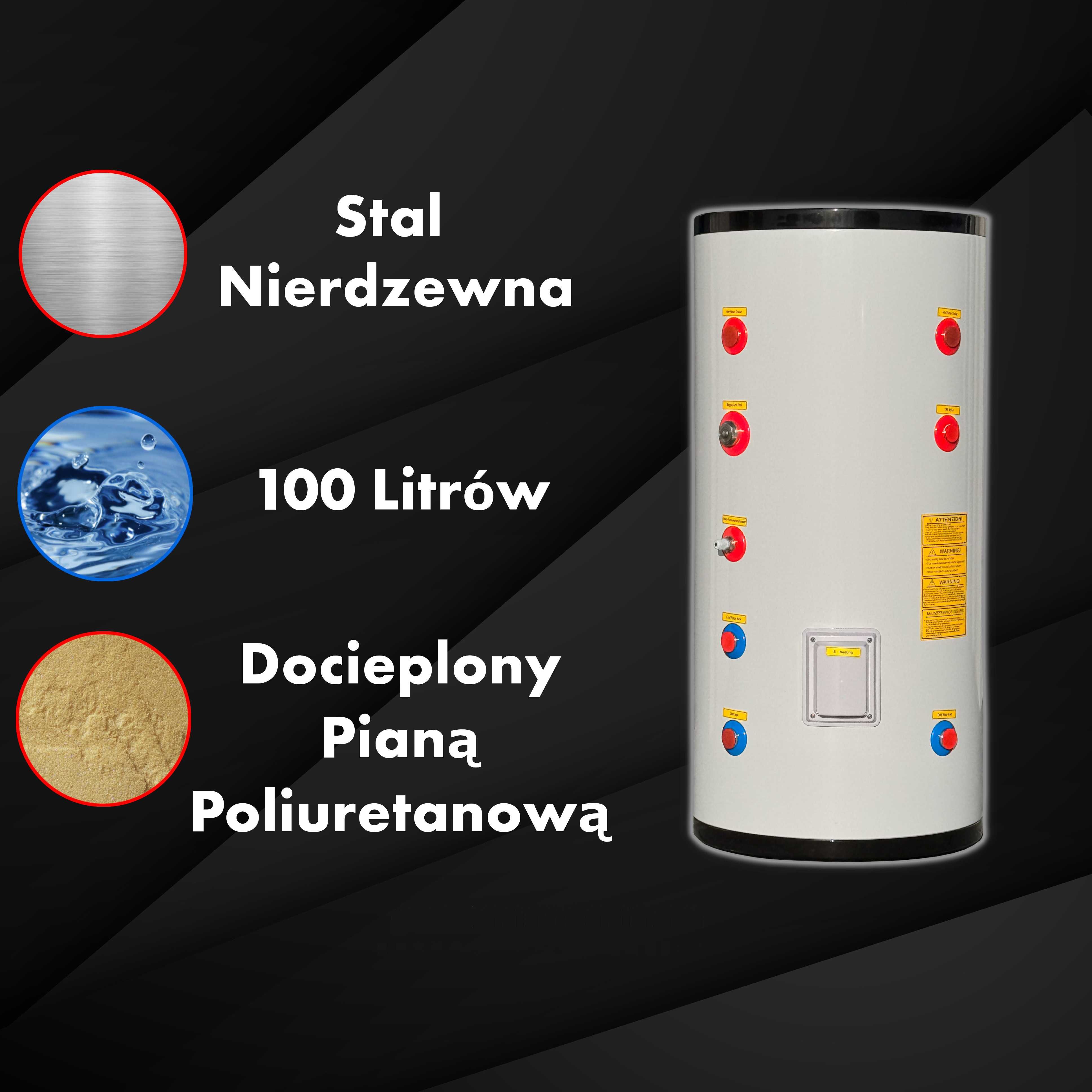 Bufor 100L ze stali nierdzewnej