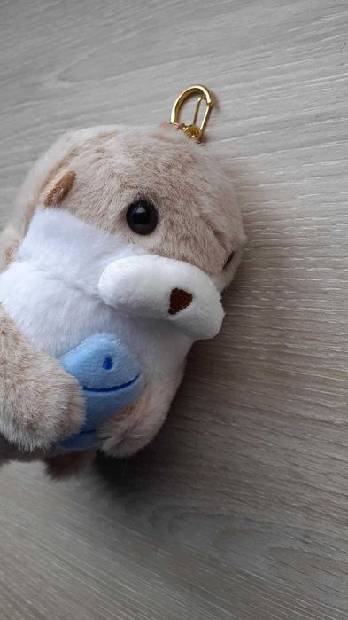 Porta chaves peluche lontra fofa