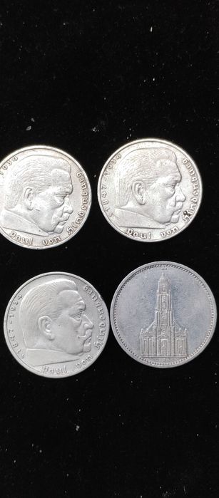 5 марок 1934,35,36,