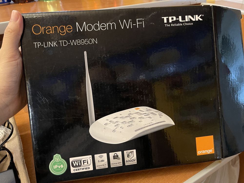 Orange modem wifi tp-link td-w8950n