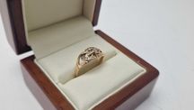 Elegancki złoty pierścionek 2,26g 585 14K R. 15