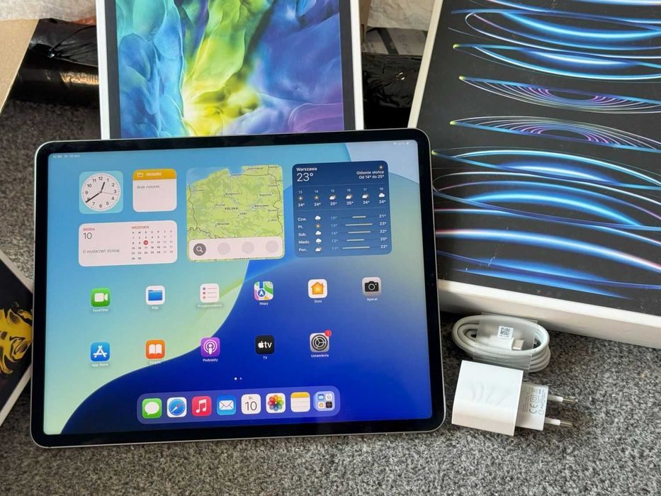 iPad Pro 12.9 13 6 GEN M2 128GB WIFI Cellular LTE 5G Bat100% Gw FV23%