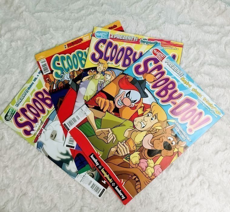 Zestaw 4 x magazyn Scooby-Doo / Scooby Doo 2014 / 2015